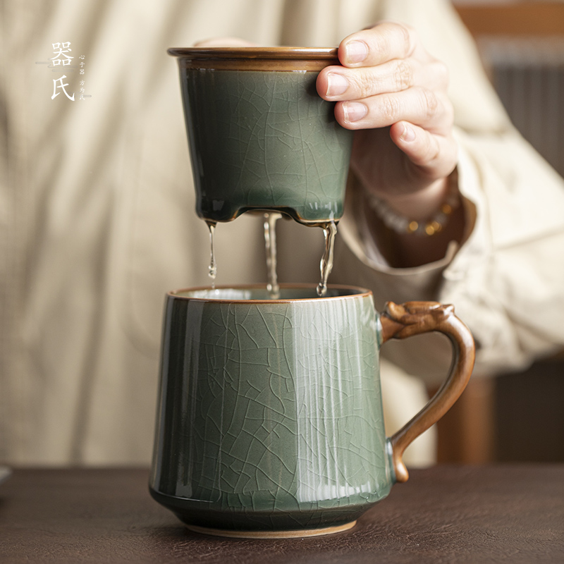 办公室茶杯茶水分离