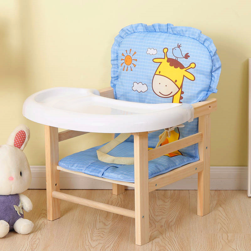 木质婴儿餐椅