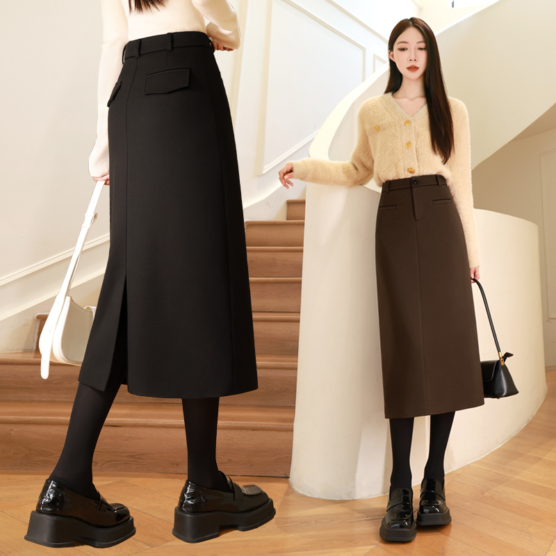 秋冬半身裙女高级感长裙