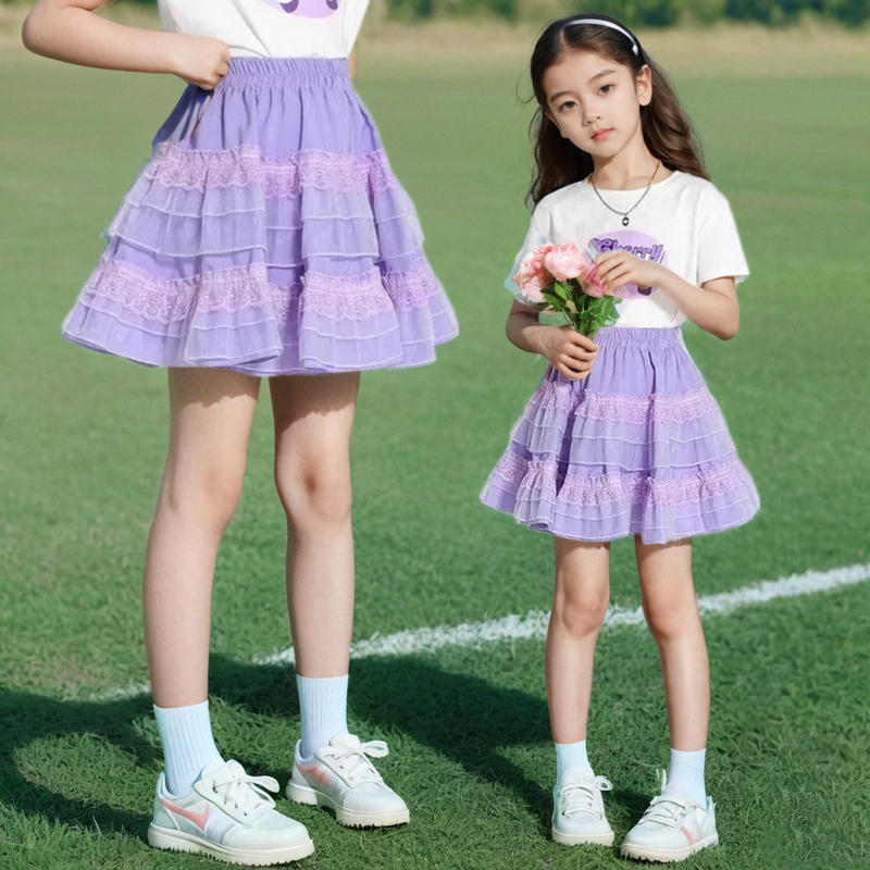 春秋女童半身裙
