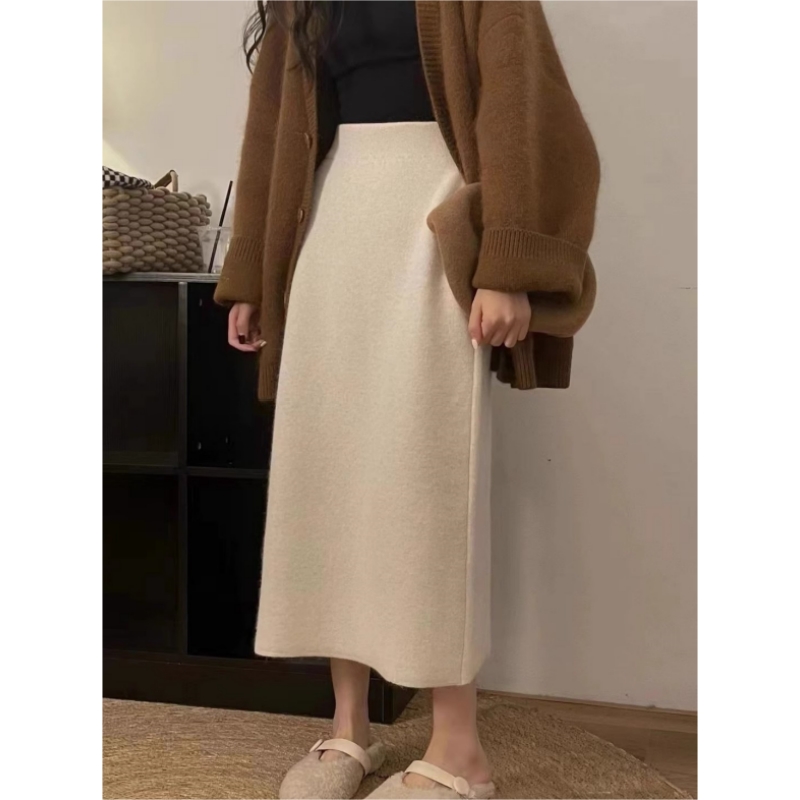 针织半身裙女秋冬小个子