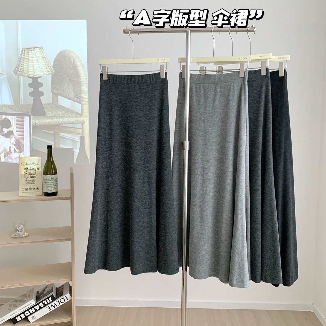 半身裙秋冬女长款