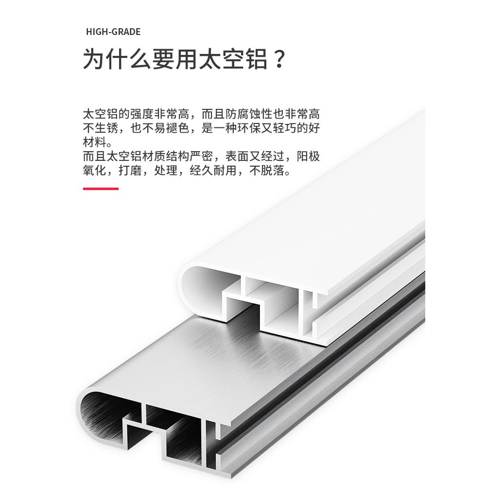 厨房置物架落地式多层收纳柜太空铝