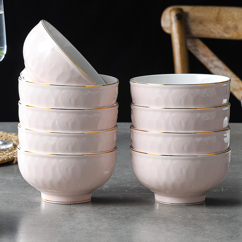 陶瓷碗粉色