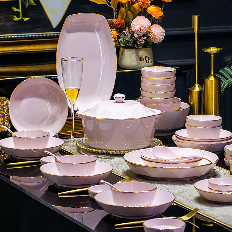 陶瓷碗粉色