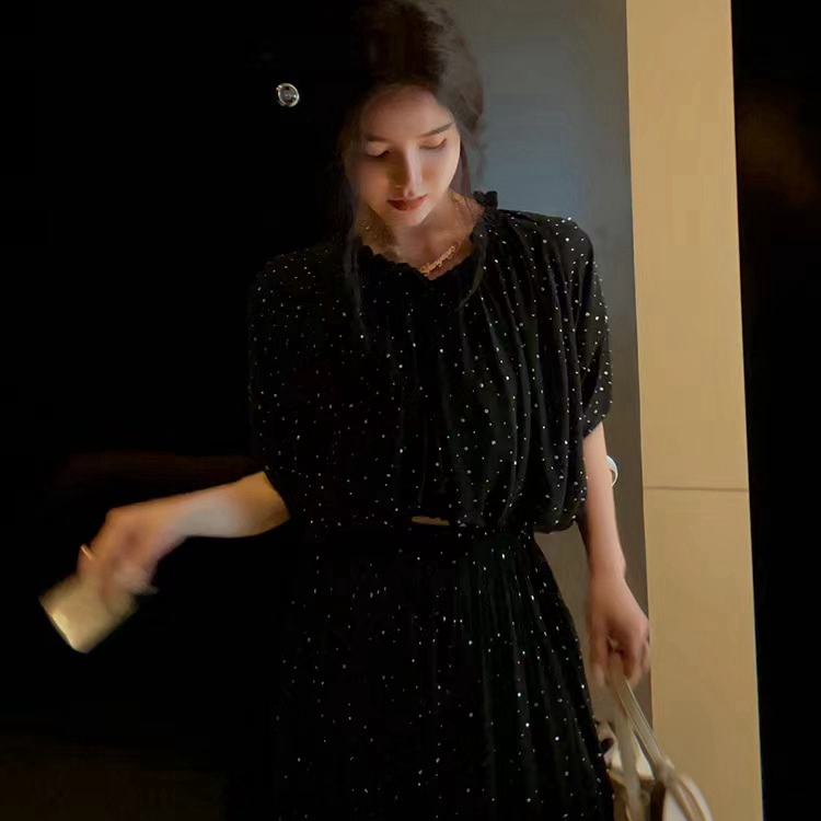 网纱半身裙女秋冬套装