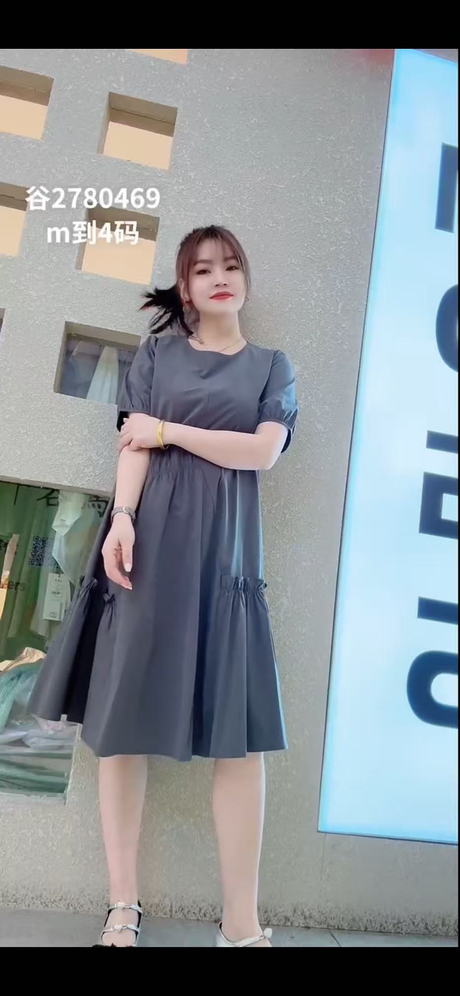 大码女胖200斤mm夏装连衣裙显瘦长款