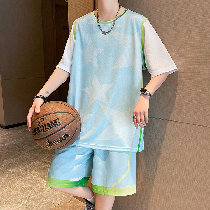 篮球运动服套装男