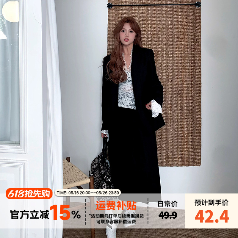 西装外套半身裙套装女两件套