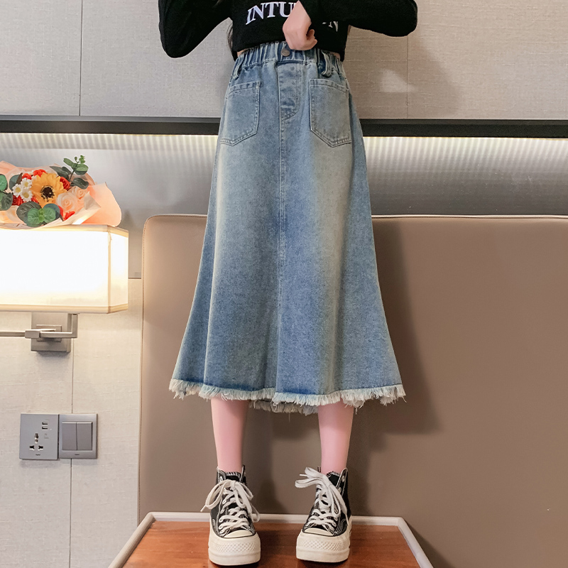 女童半身裙春秋长款