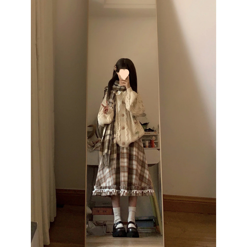 半身裙秋冬少女装