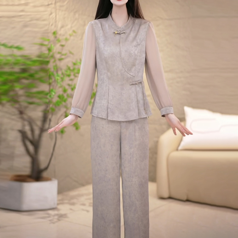 气质女装高级感妈妈套装夏