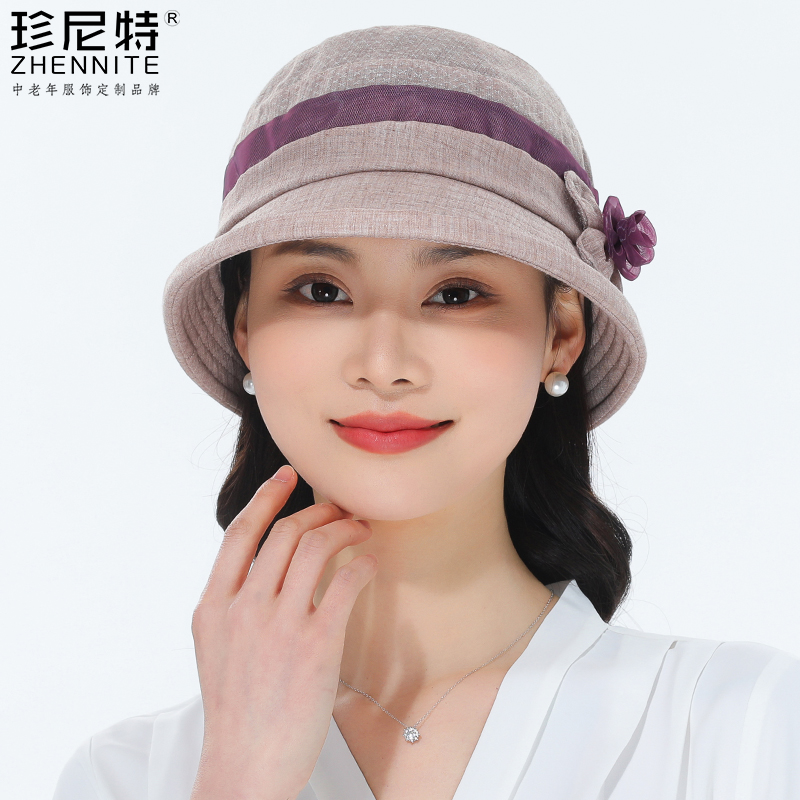 中老年女帽子春秋夏