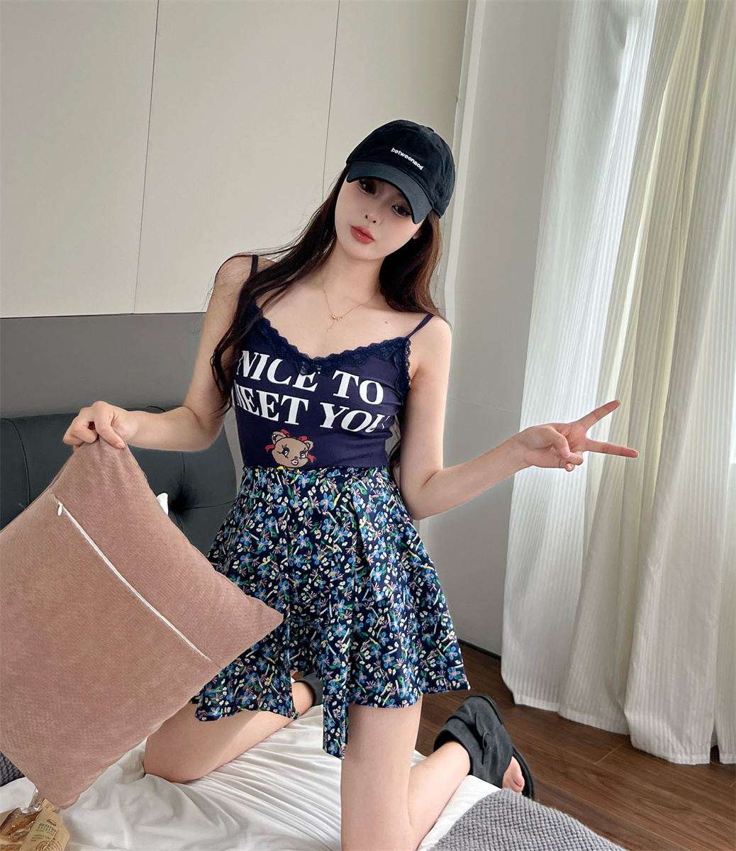 短裙女半身裙套装两件套夏时尚洋气