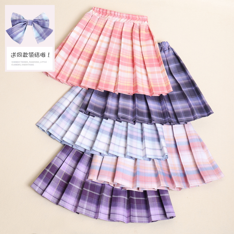 半身裙女高腰显瘦jk