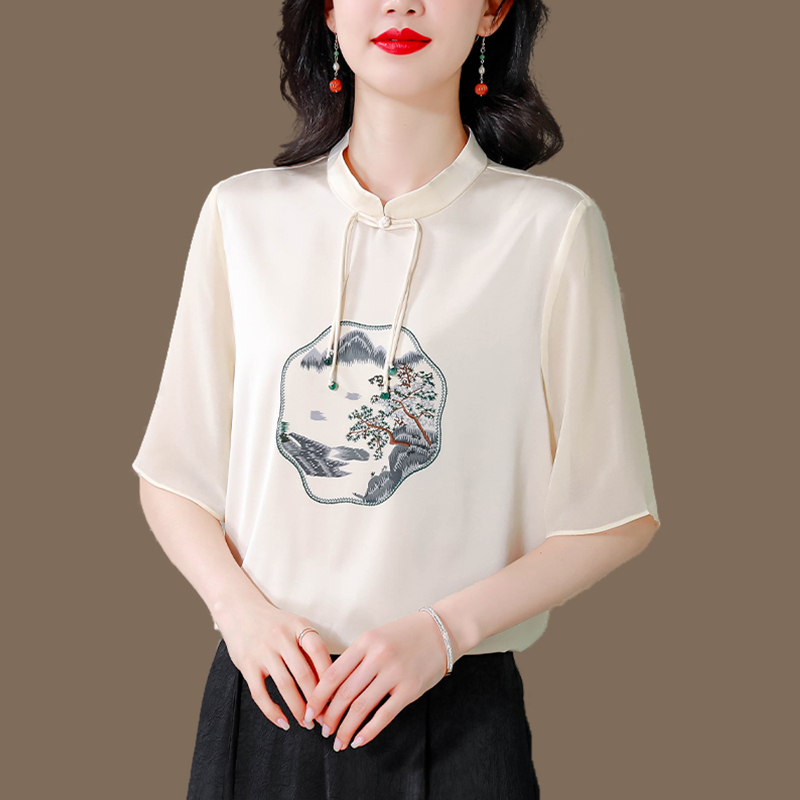 杭州丝绸女装短袖