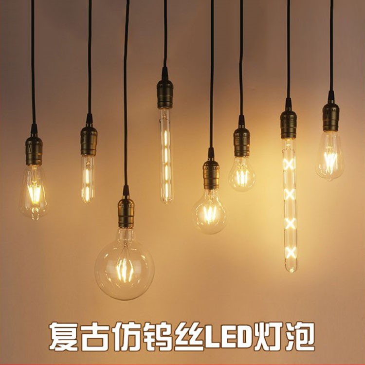 e27螺口led灯泡 透明