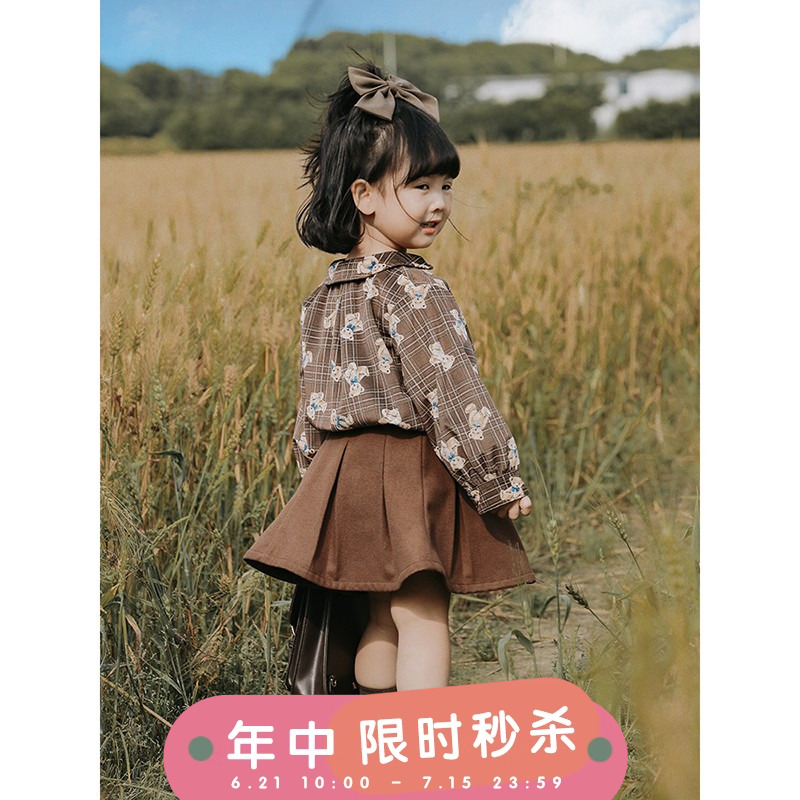 女童秋季时尚衣服