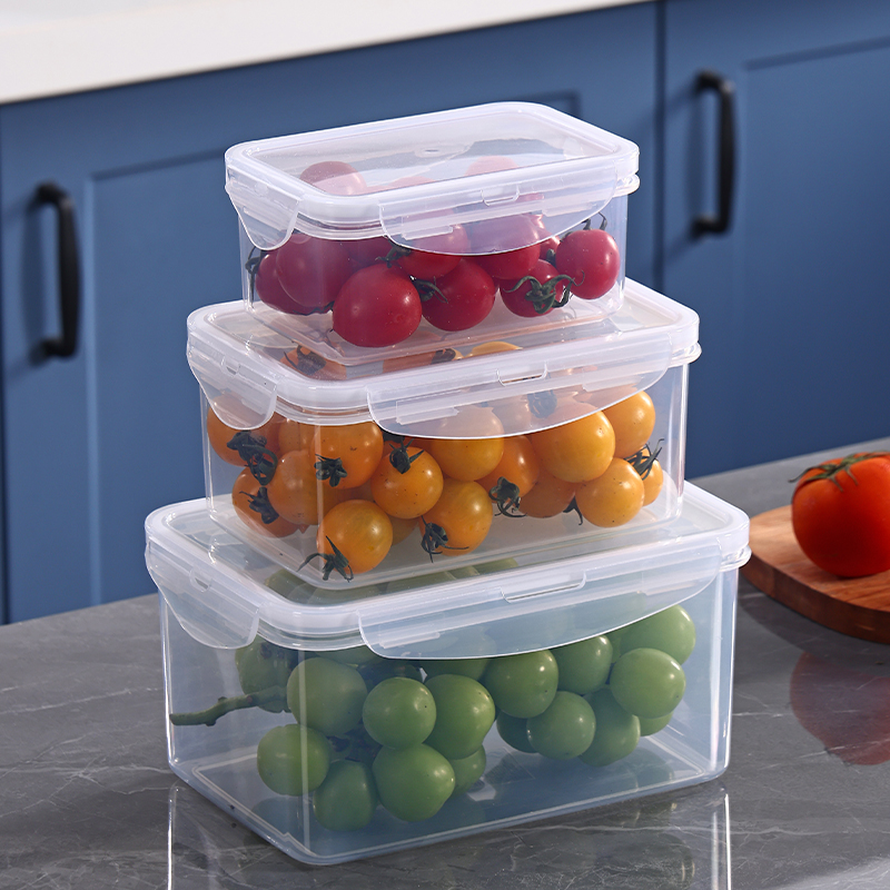 塑料食品盒饭盒水果保鲜盒