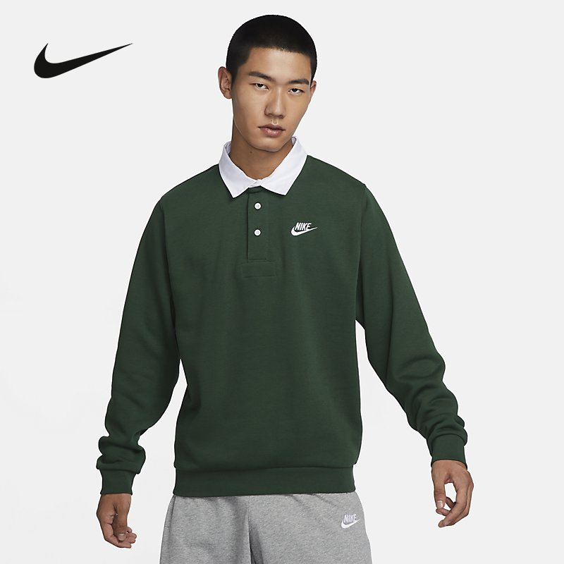 nike polo衫男长袖