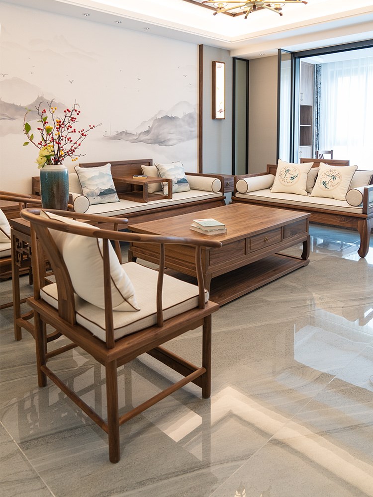 新中式明式家具沙发