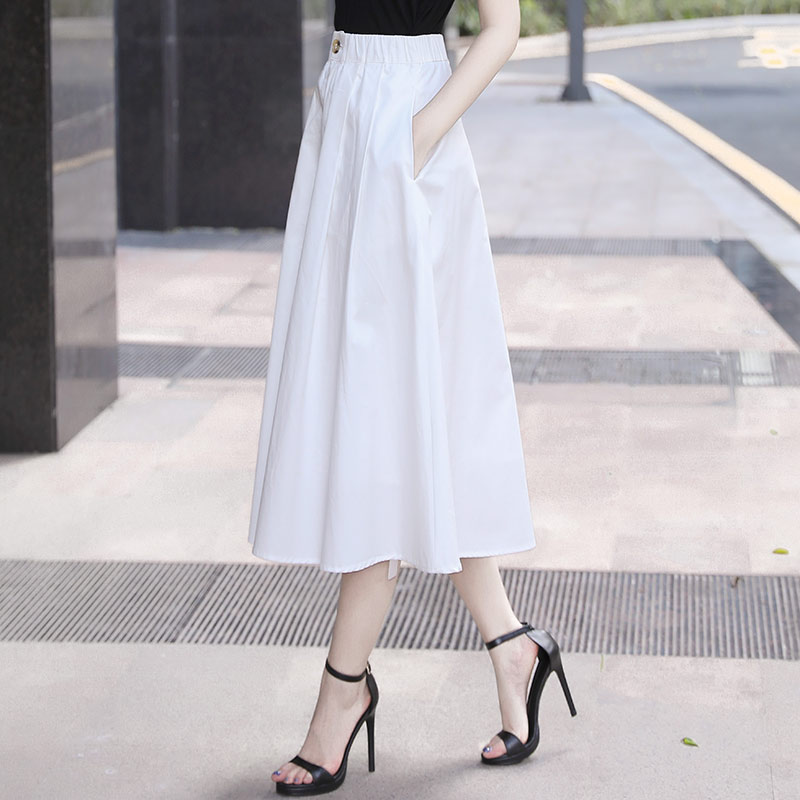 女中长款半身裙