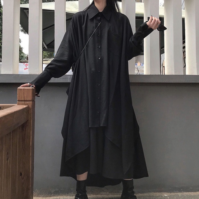 黑色半身裙春秋款
