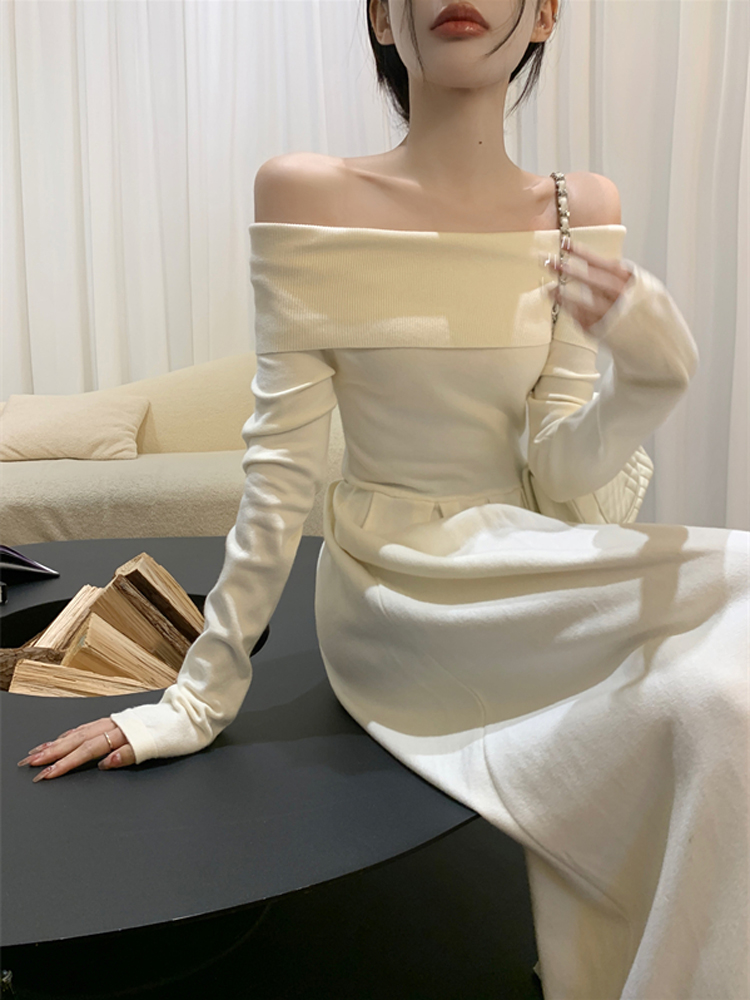 连衣裙女冬胖mm显瘦