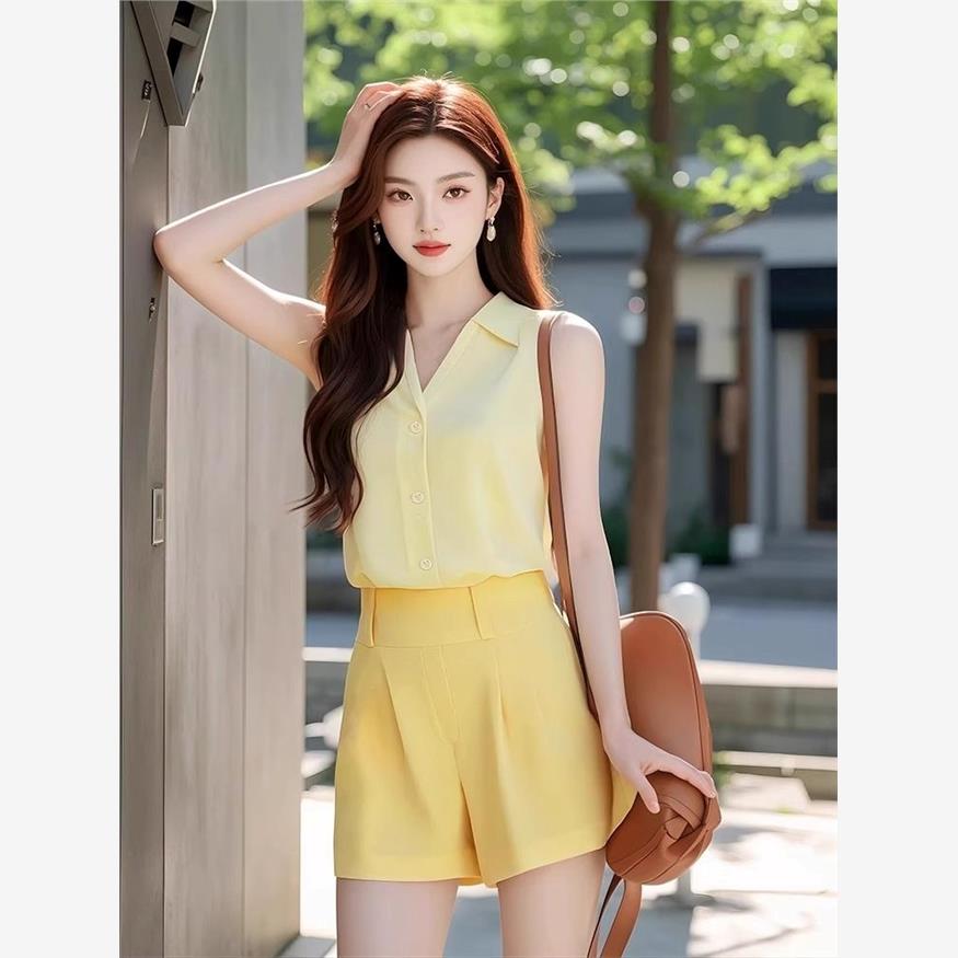 干练气质女装套装夏装