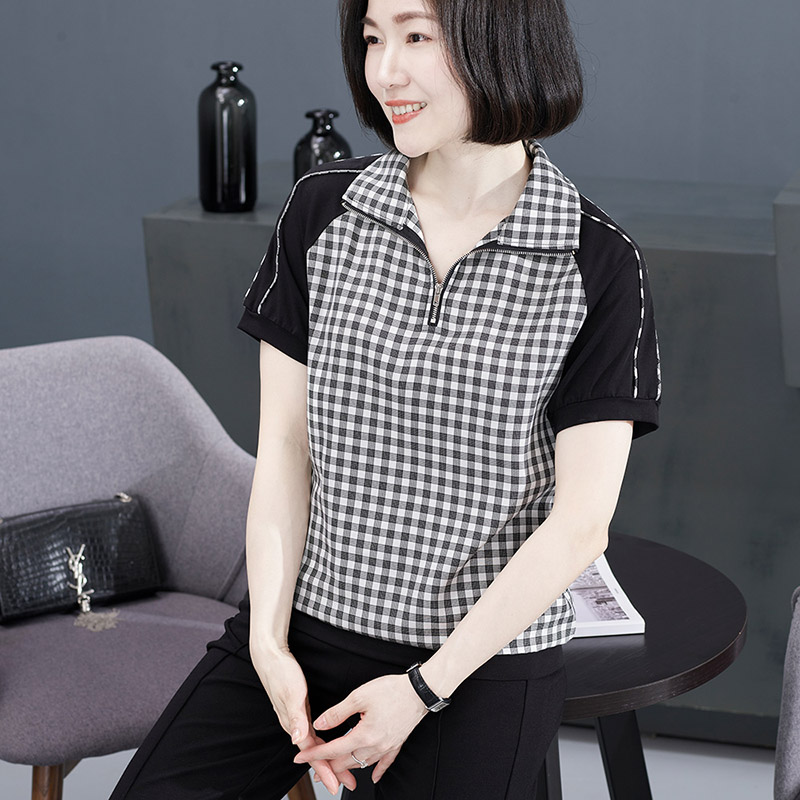 格子上衣女款