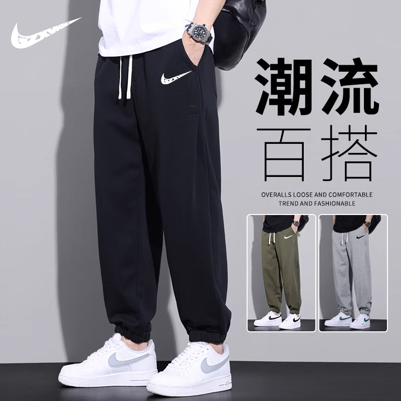 nike耐克长裤男夏季宽松大码运动裤子