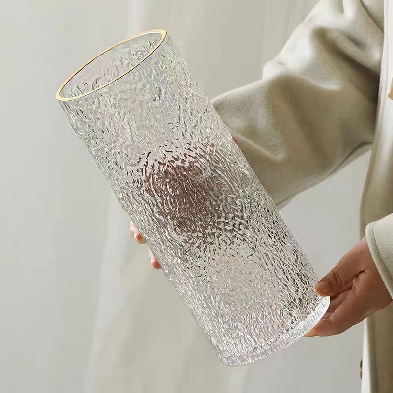 花瓶玻璃透明水养插花富贵竹