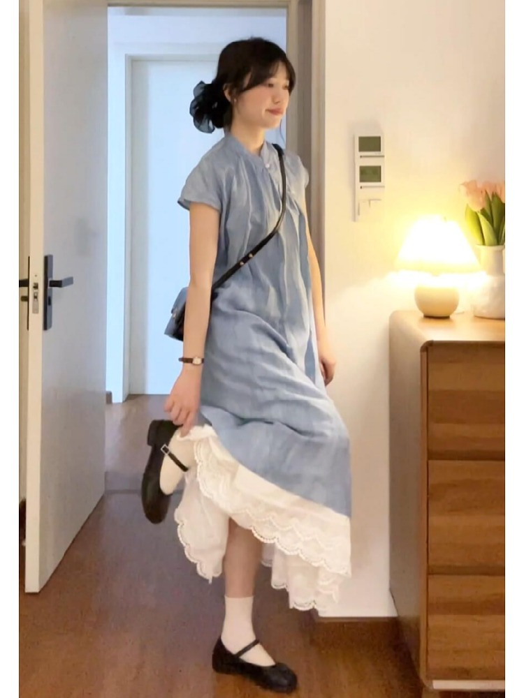 新中式国风套装女连衣裙两件套