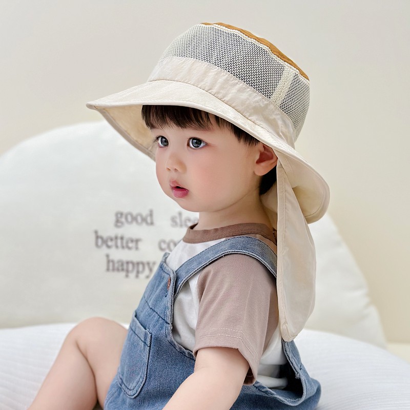 男童帽子夏季薄款遮阳帽