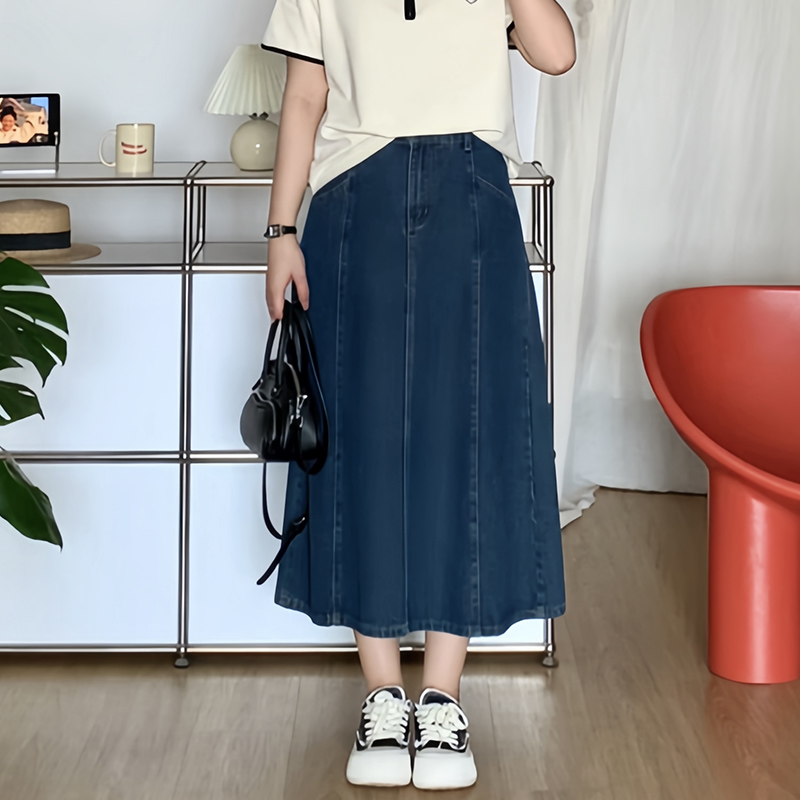 半身裙长款大码夏