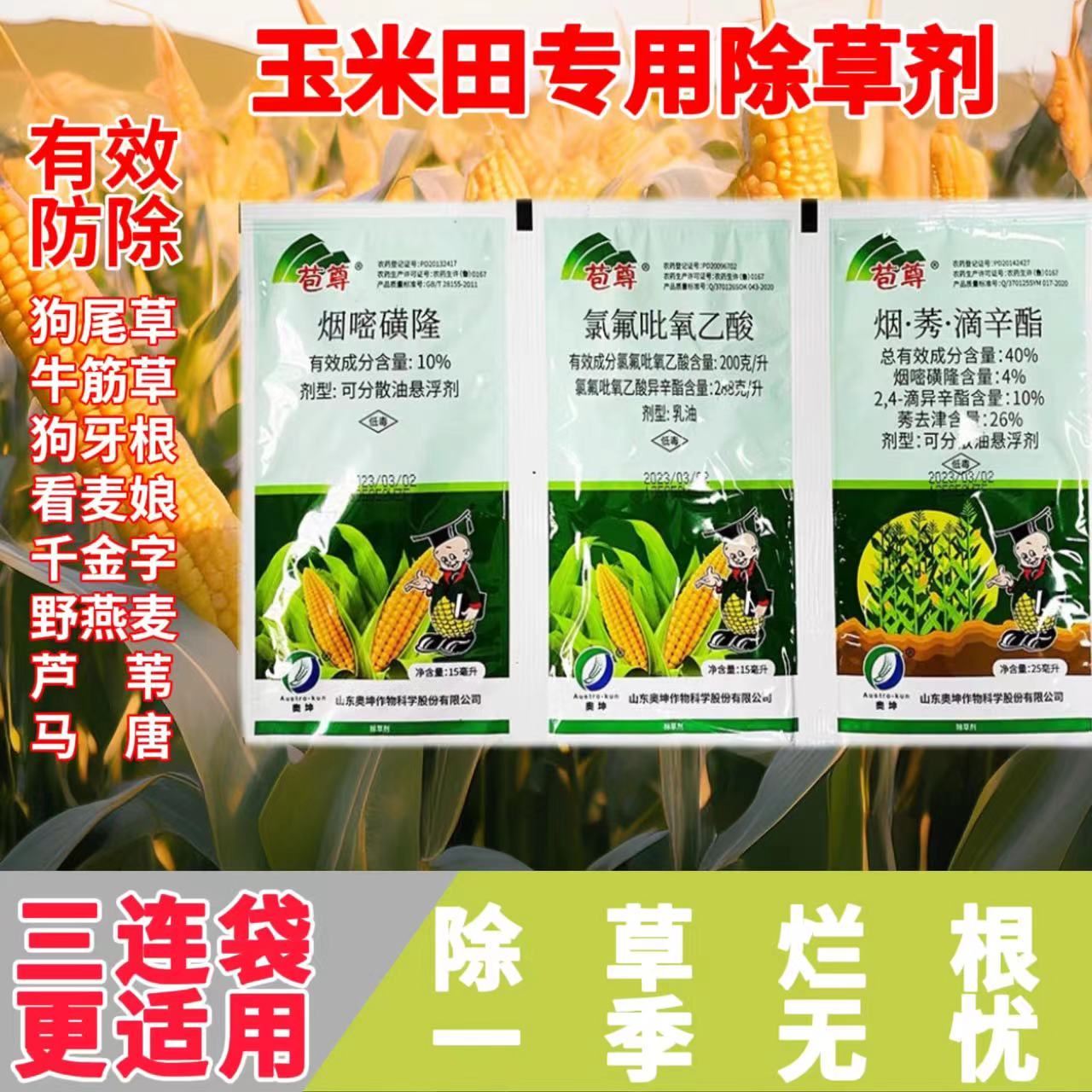 玉米苗后除草专用剂