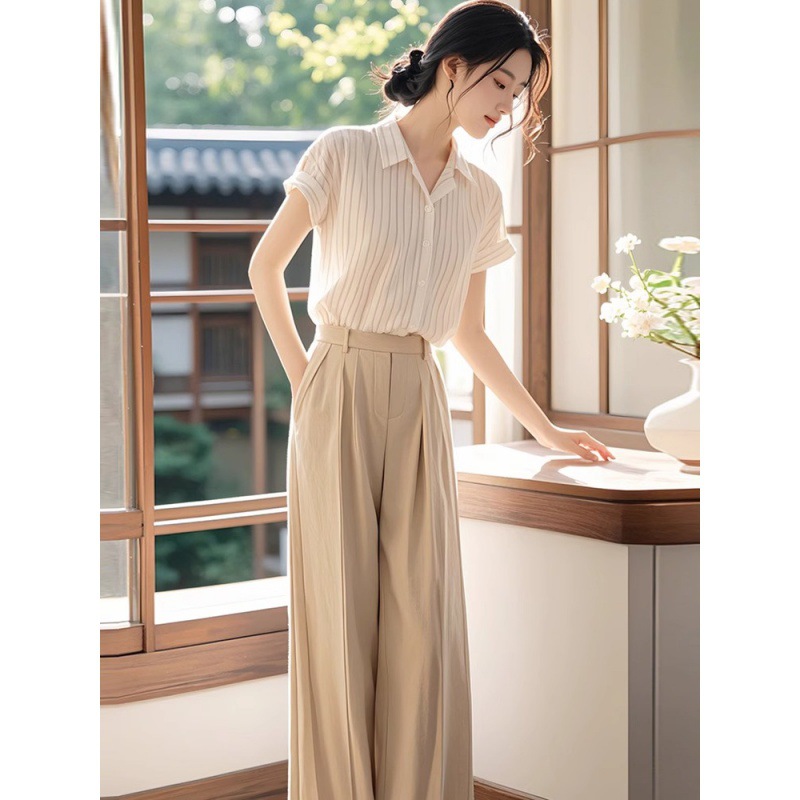 干练气质女装高级感套装夏裤子