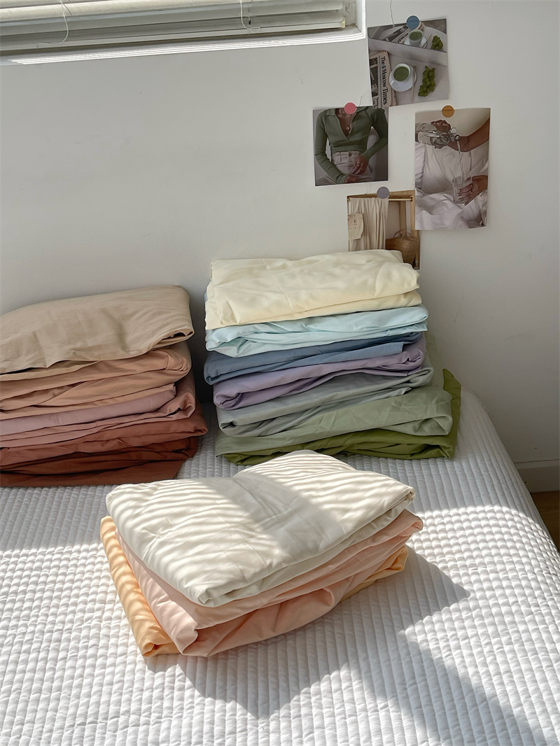 床单纯棉单件纯色