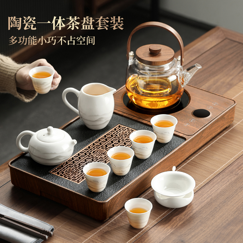 茶具套装 家用 客厅 整套茶盘