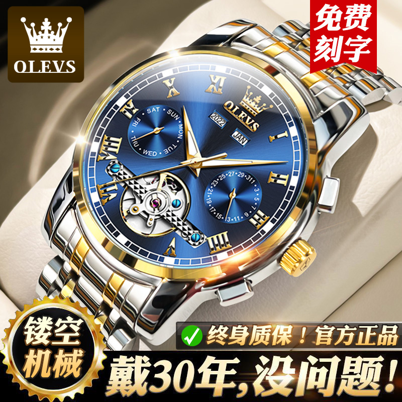 男士手表全自动机械表正品十大品牌名表
