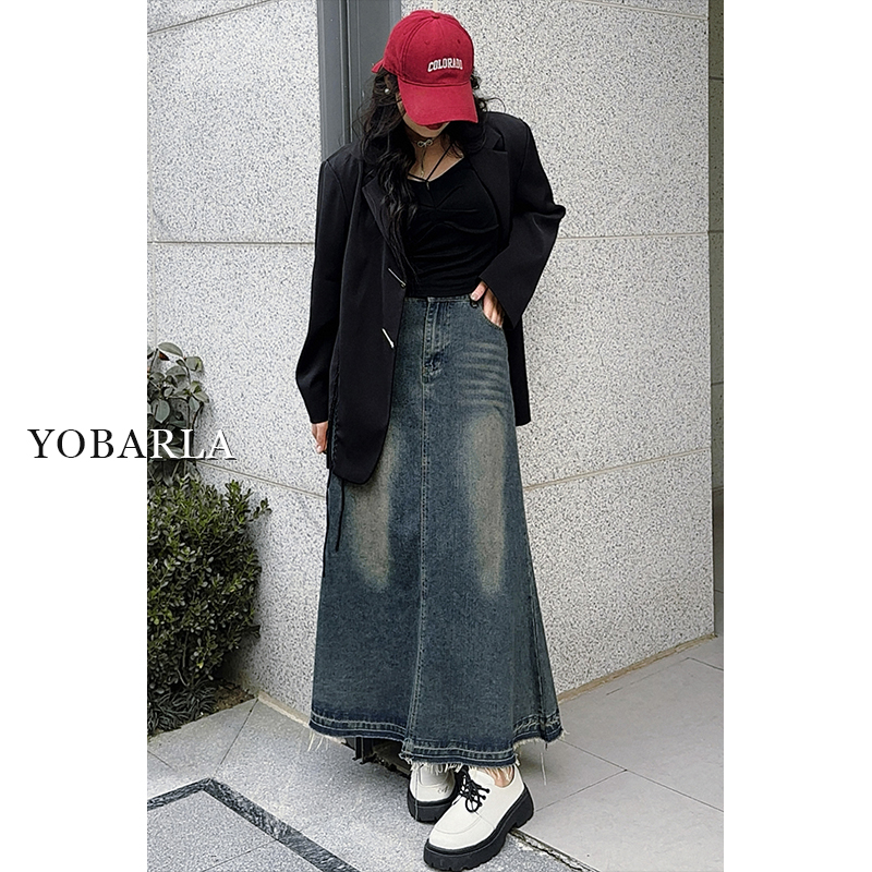 半身裙女夏牛仔