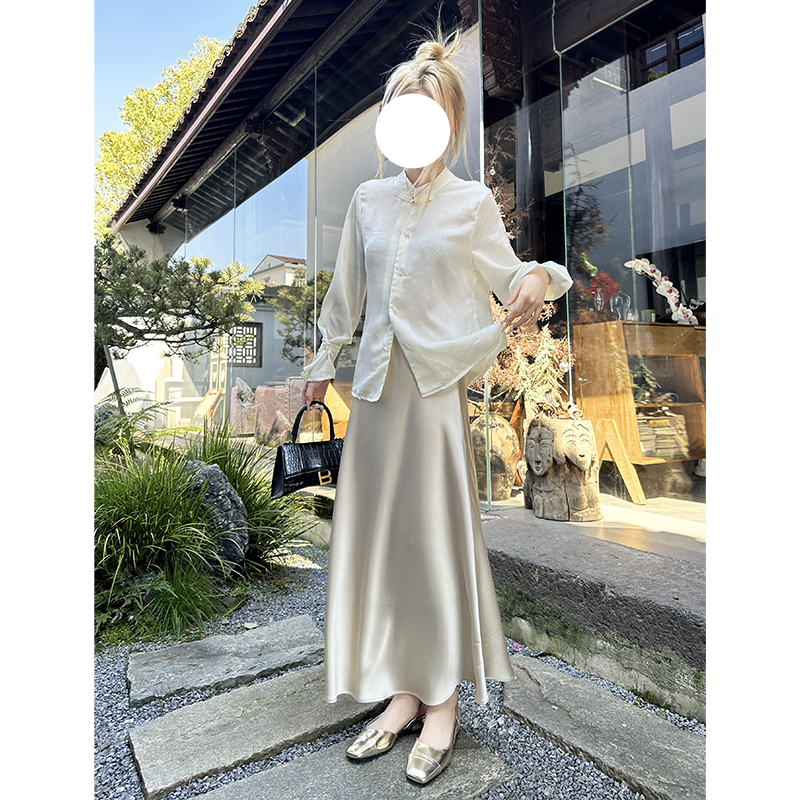 半身裙女夏中长款a字半裙鱼尾裙
