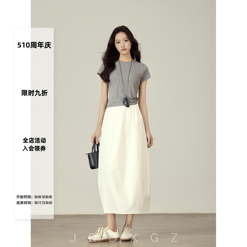 半身裙长款夏 休闲