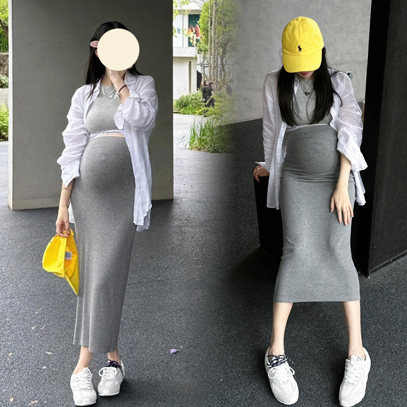 半身裙长款夏直筒