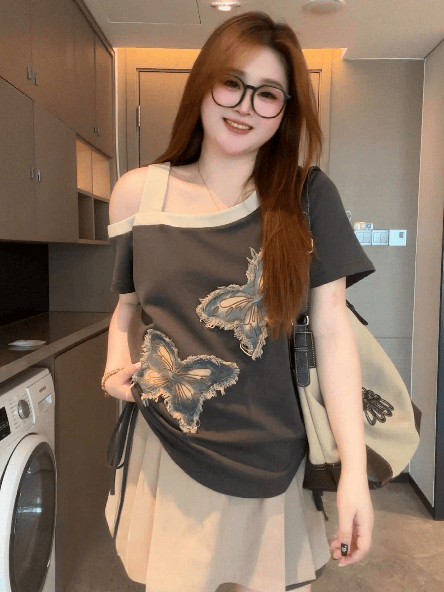 半身裙胖mm夏两件套