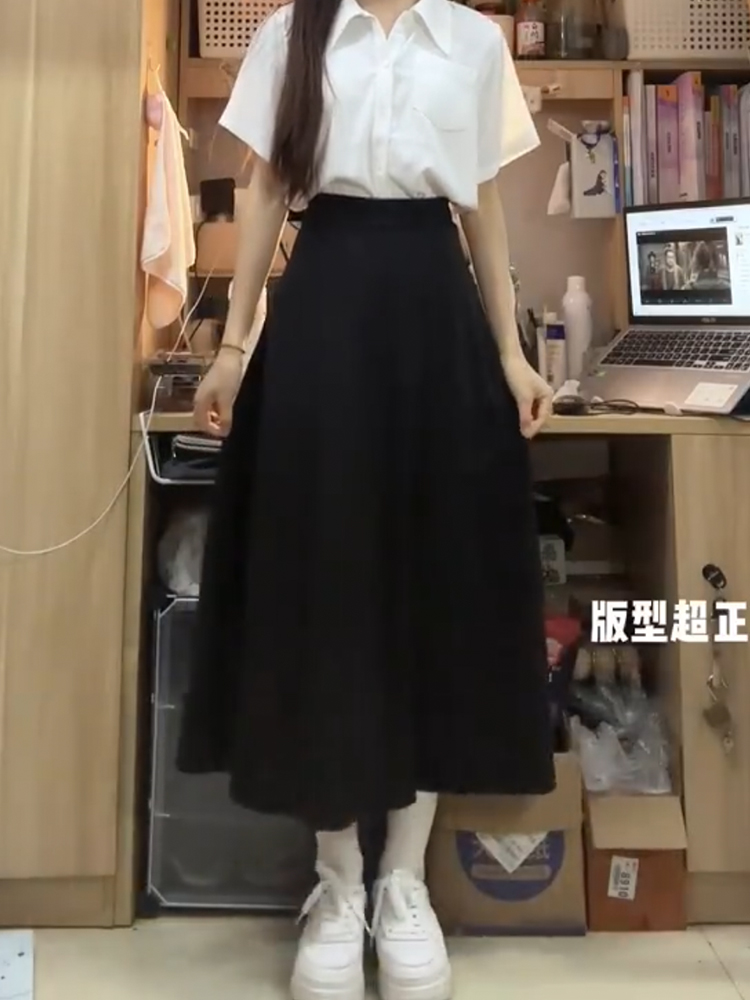 半身裙胖mm夏遮肚