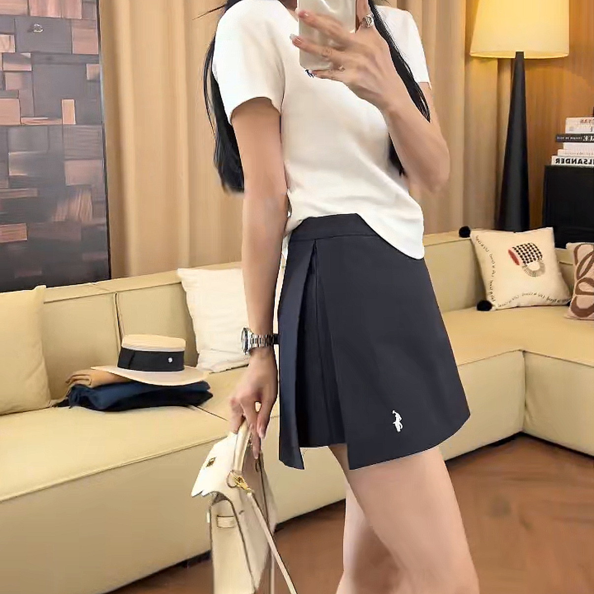 半身裙夏 a字裙