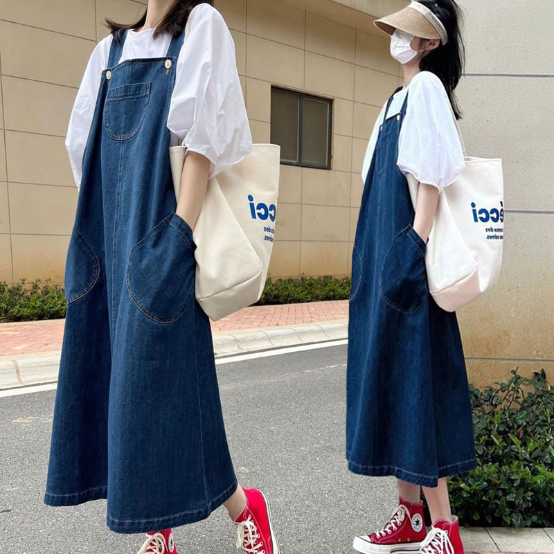 连衣裙夏显瘦遮肚