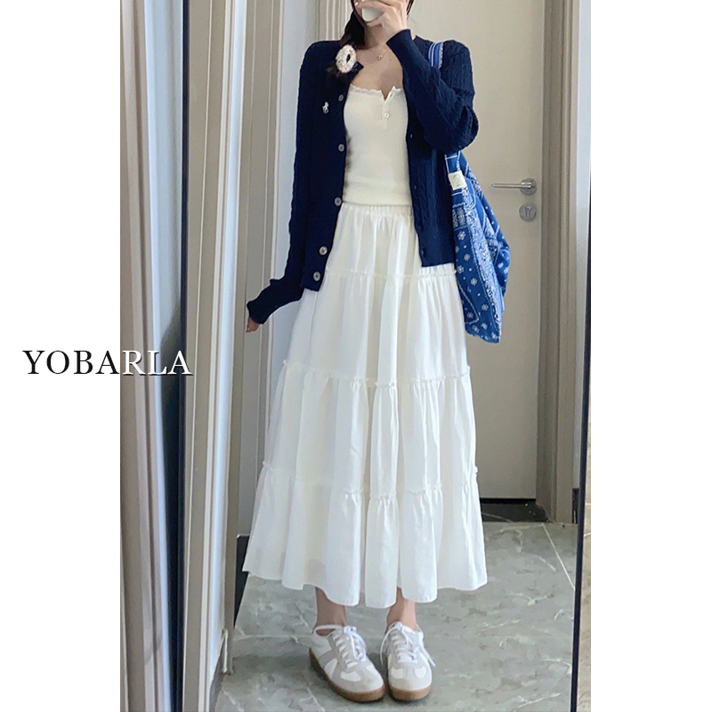 半身裙女夏中长款a字半裙