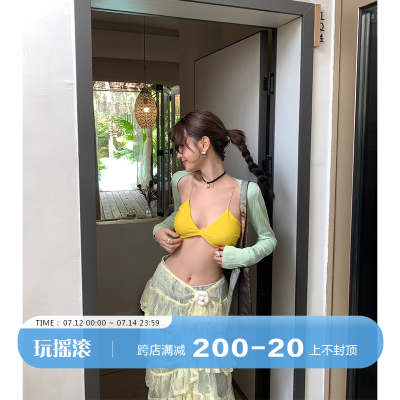 针织衫女开衫薄款长袖外搭夏